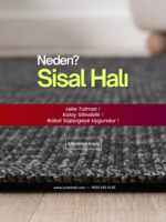 Fumera Antrasit Doğal Sisal Halı - Görsel 7